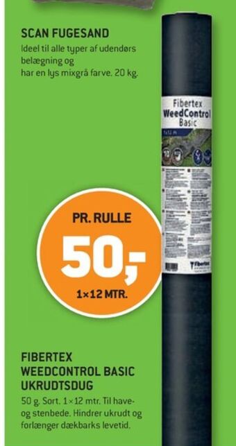 XL-BYG Fibertex ukrudtsdug tilbud