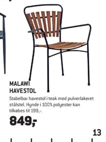 XL-BYG Outrium havestol tilbud