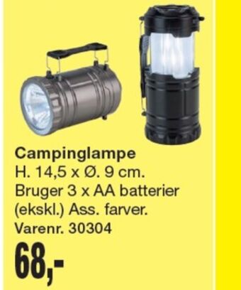 Harald Nyborg Ukendt campinglampe tilbud
