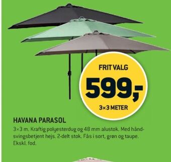 XL-BYG Ukendt parasol tilbud