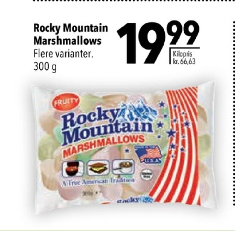 Citti Rocky mountain marshmallows skum tilbud