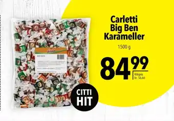 Big ben karameller blandede