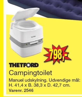 Harald Nyborg Thetford campingtoilet tilbud