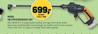 XL-BYG Worx professional højtryksrenser tilbud