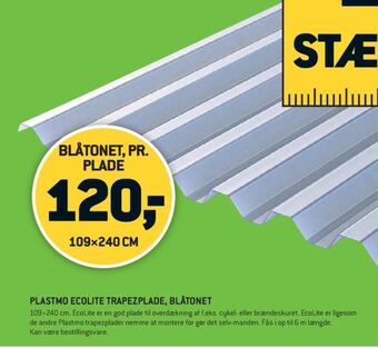 XL-BYG Plastmo trapezplader tilbud