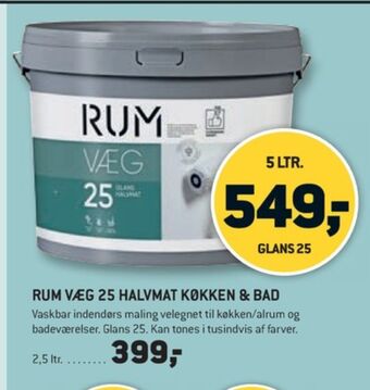 XL-BYG Rum maling tilbud