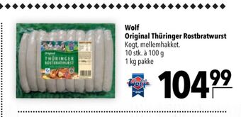 Wolf bratwurst