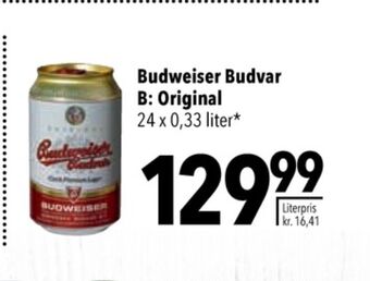 Citti Budvar specialøl tilbud