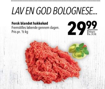 Ukendt hakket grise og oksekød