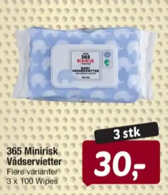 Fakta Tyskland Coop 365 minirisk vådservietter tilbud