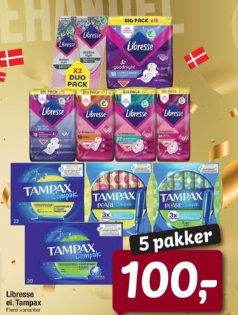 Fakta Tyskland Libresse trusseindlæg tilbud