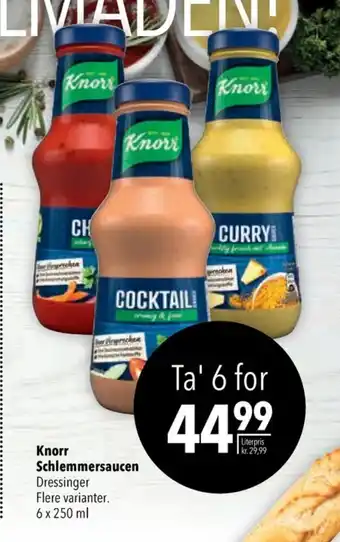 Knorr sauce flydende