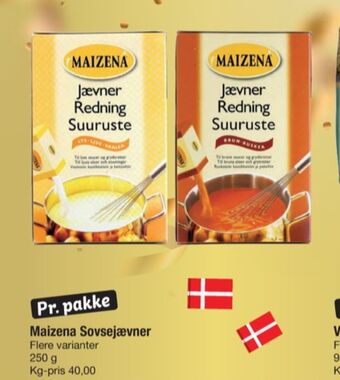 Fakta Tyskland Maizena saucejævner tilbud