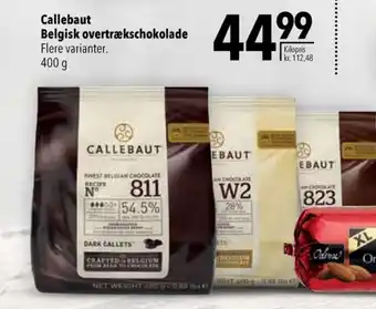 Callebaut overtrækschokolade 811
