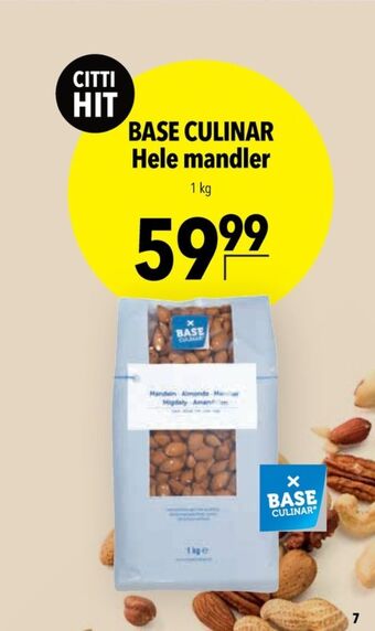 Citti Base culinar mandler tilbud