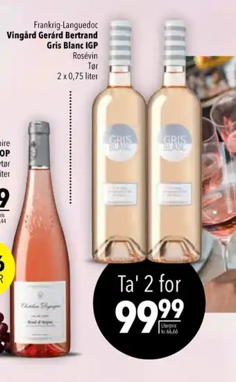 Citti Ukendt fransk rosévin tilbud