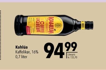 Citti Kahlua likør tilbud