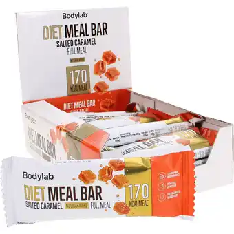 Motatos 12-pak bodylab diet meal bar salted caramel tilbud