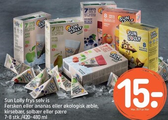 REMA 1000 Sun lolly frys selv is tilbud