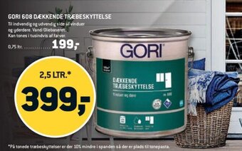 XL-BYG GORI 608 DÆKKENDE TRÆBESKYTTELSE tilbud