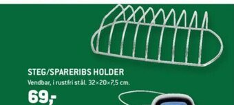 XL-BYG STEG/SPARERIBS HOLDER tilbud