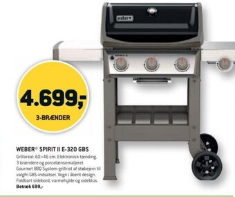 XL-BYG WEBER® SPIRIT II E-320 GBS tilbud