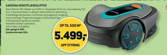 XL-BYG GARDENA ROBOTPLÆNEKLIPPER tilbud
