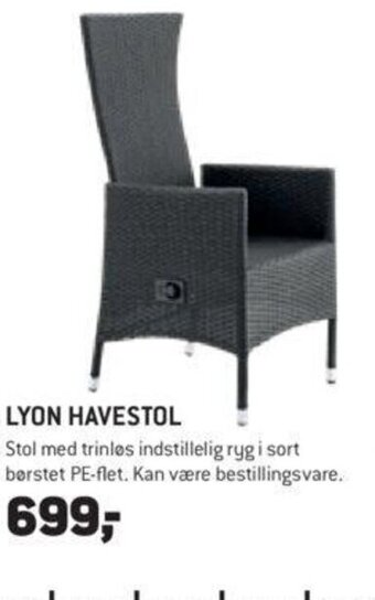 XL-BYG LYON HAVESTOL tilbud