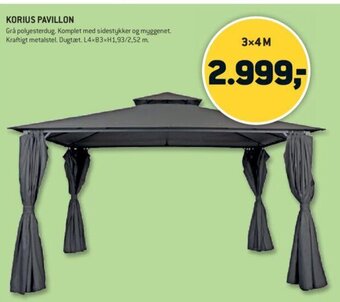 XL-BYG KORIUS PAVILLON tilbud