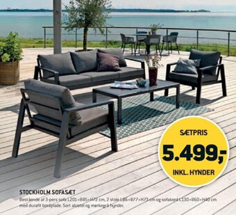 XL-BYG STOCKHOLM SOFASÆT tilbud
