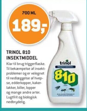 XL-BYG TRINOL 810 INSEKTMIDDEL tilbud