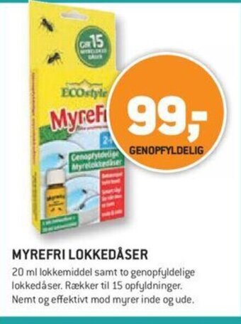 XL-BYG MYREFRI LOKKEDÅSER tilbud