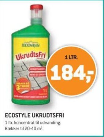 XL-BYG ECOSTYLE UKRUDTSFRI tilbud
