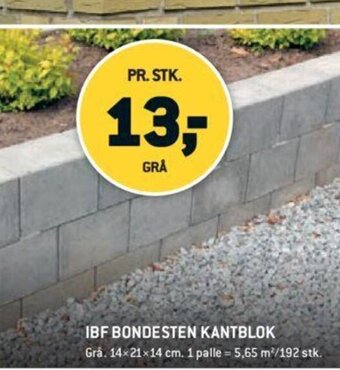 XL-BYG IBF BONDESTEN KANTBLOK tilbud