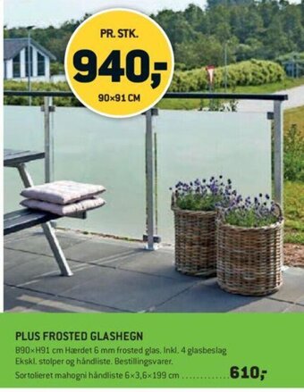 XL-BYG PLUS FROSTED GLASHEGN tilbud