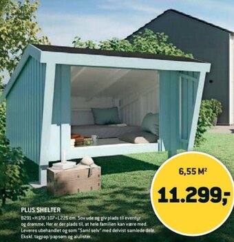 XL-BYG PLUS SHELTER tilbud