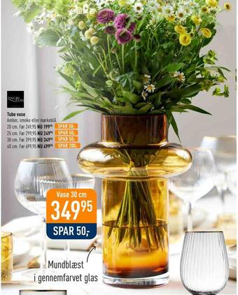 Imerco Tube vase tilbud