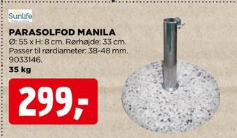 jem & fix Parasolfod manila tilbud