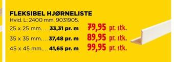 jem & fix Fleksibel hjørneliste tilbud