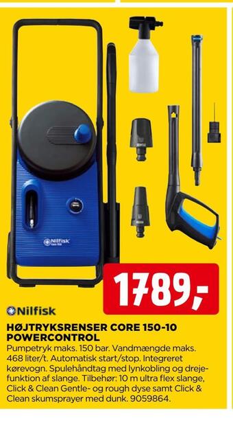 jem & fix Højtryksrenser core 150-10 powercontrol tilbud