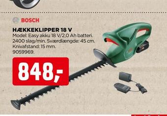 jem & fix Hækkeklipper 18 v tilbud