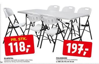 jem & fix Foldebord tilbud