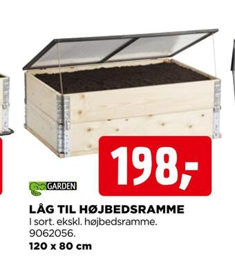 jem & fix Låg til højbedsramme tilbud