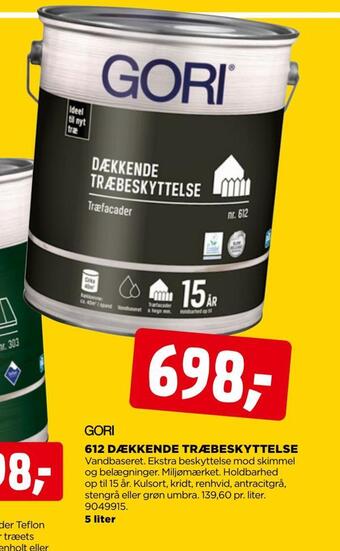 jem & fix 612 dækkende træbeskyttelse tilbud