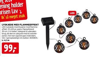 jem & fix Lyskæde med flammeeffekt tilbud