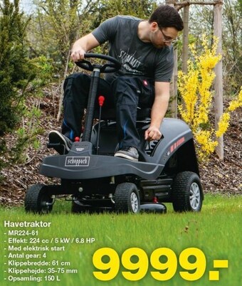 Bauhaus Havetraktor tilbud