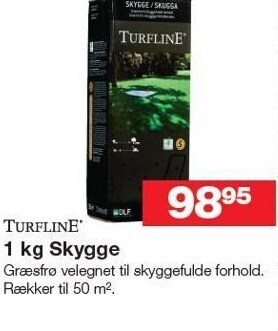 Bauhaus Turfline 1 kg skygge tilbud