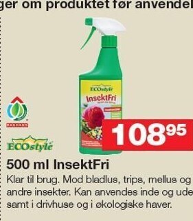 Bauhaus Ecostyle 500 ml insektfri tilbud