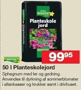 Bauhaus 50 l planteskolejord tilbud