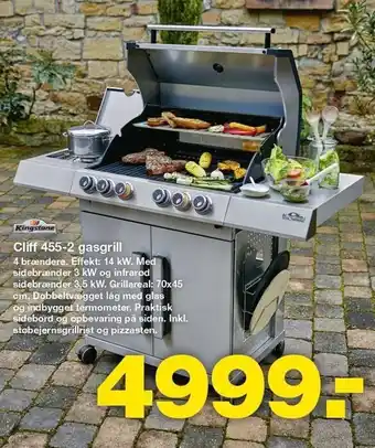 Kingstone cliff 455-2 gasgrill